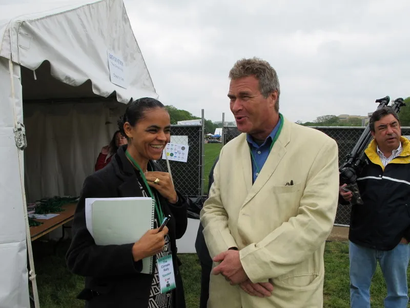 With Marina Silva
